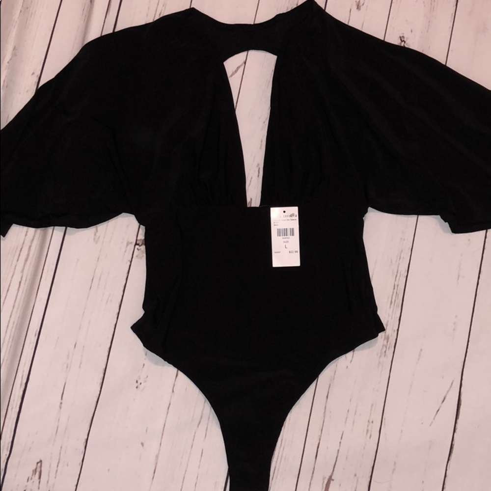 Fashion nova current mood bar sleeve 1piece L